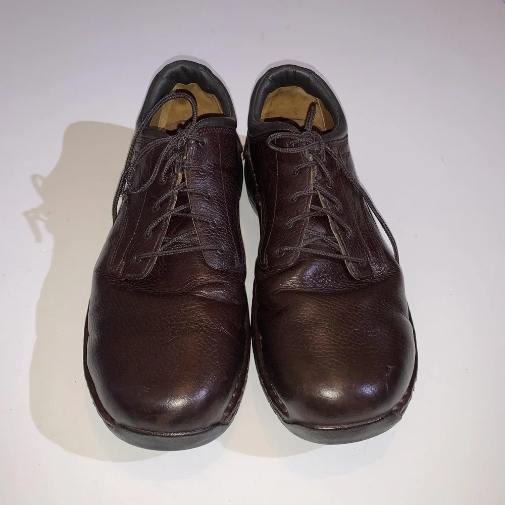 Red Wing 6704 Shoes Mens 12 Brown Leather Aluminum Toe Lace Up Work Comfort
